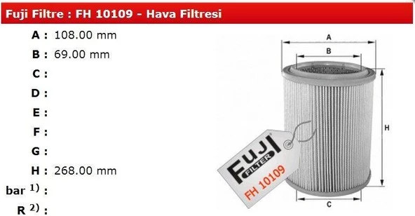 HAVA FİLİTRESİ ( DOBLO 1.9 JTD D )