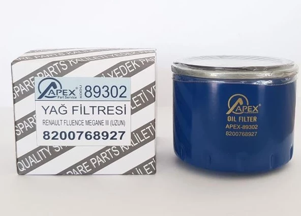 YAĞ FİLTRESİ R19 CLIO I II III EXPRESS KANGOO MEGANE I II LAGUNA I II SCENIC MODUS / LOGAN DUSTER