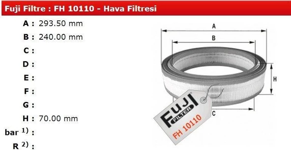 HAVA FİLTRESİ DOBLO 1.2 BENZINLI