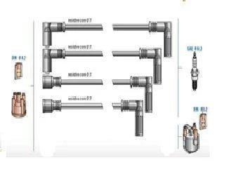 BUJI KABLOSU + BOBIN KABLOSU TEMPRA 1.6 S-SX-SXA-SXAK TIPO S-SX-SLX 1.6