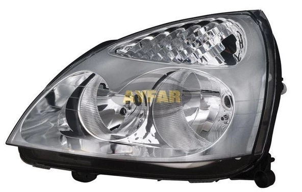 FAR KOMPLE SOL MOTORLU RENAULT CLIO 01-09 KROM ÇERÇEVELİ ürün görseli