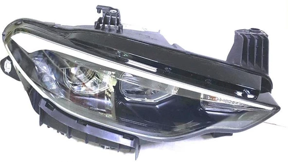 FAR KOMPLE SOL LEDLİ MERCEKLİ MOTORLU BEYAZ EGEA 2015-