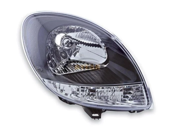 FAR KOMPLE SOL MANUEL RENAULT KANGOO SİYAH ÇERÇEVELİ  2008-2009 ürün görseli 1