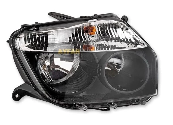 FAR KOMPLE SAĞ MANUEL DACIA DUSTER 2010→2013 SİYAH ÇERÇEVELİ - 1