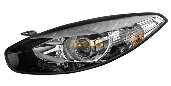 FAR KOMPLE SAĞ RENAULT FLUENCE MERCEKLİ SİYAH ÇERÇEVELİ 2013 → ürün görseli