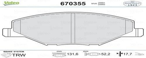 FREN BALATASI ÖN POLO 1.6 0515 SKODA FABIA 1.2 1111 - 1