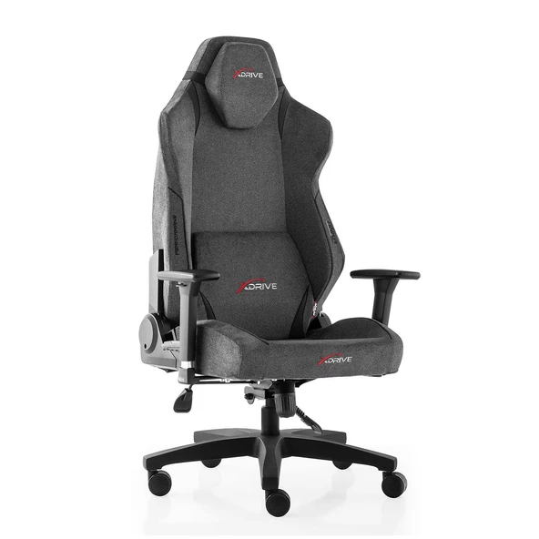 xDrive Anka Profesyonel Oyuncu Koltuğu Kumaş Gri ürün görseli