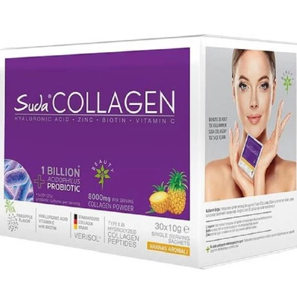 Suda Collagen Probiotic Pineapple 10 gr 30 Saşe