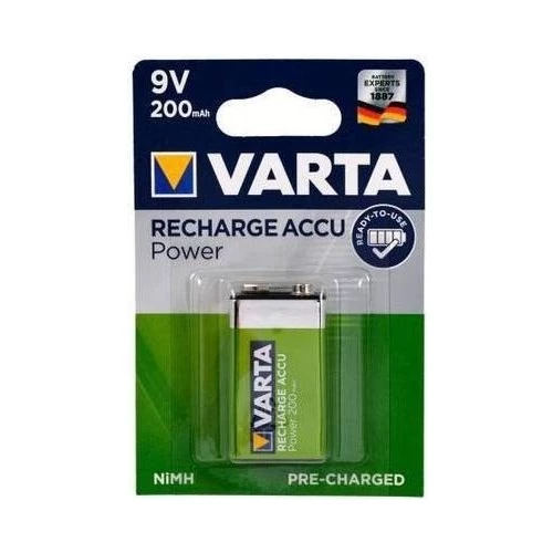 Varta 9V Şarj Edilebilir Pil 200 mAh