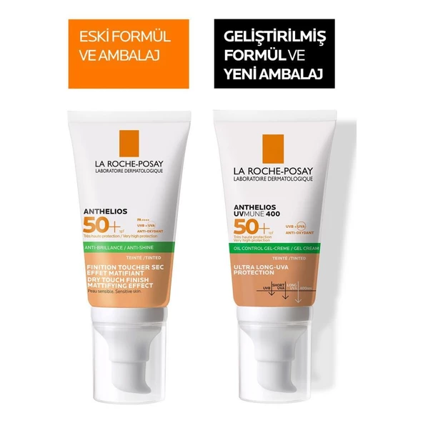 La Roche Posay Anthelios XL Anti-Shine Tinted Dry Touch Gel Cream SPF50+ 50 ml - 3