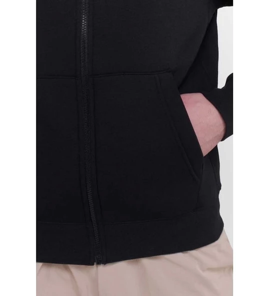 Nike Erkek Flc Park20 Fz Hoodie CW6887-010 Siyah Sweatshirt - 4