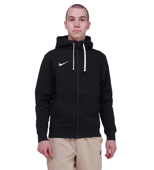 Nike Erkek Flc Park20 Fz Hoodie CW6887-010 Siyah Sweatshirt