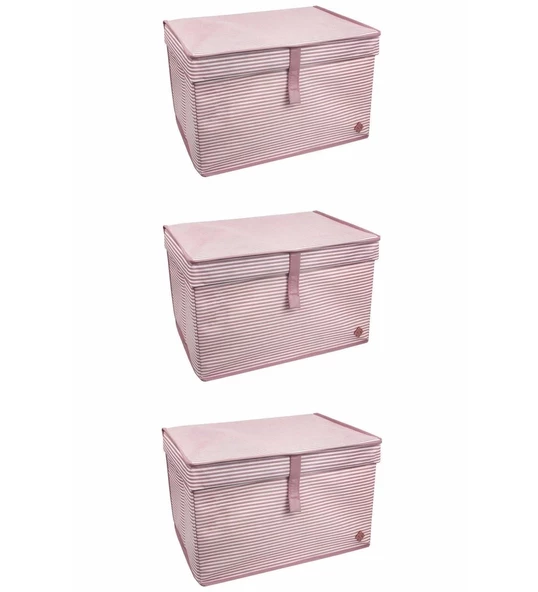 Çok Amaçlı Düzenleyici Kutu Organizer Cırt Cırtlı Hurç Mega Plus Boy 40cm X 30cm X 70cm (5 Adet) - 2