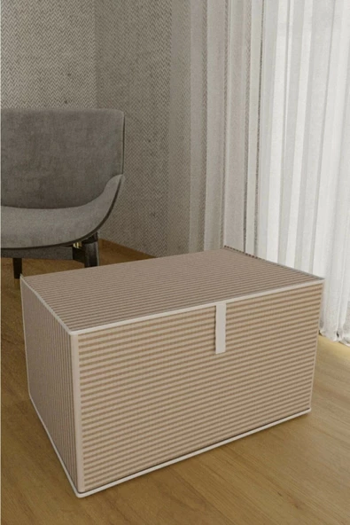 Çok Amaçlı Düzenleyici Kutu Organizer Cırt Cırtlı Hurç Mega Plus Boy 40cm X 30cm X 70cm (5 Adet) - 5