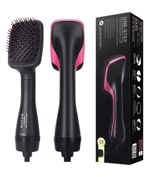 Elektrikli Hava Üflemeli 2 İn 1 Saç Düzleştirici Fön Tarağı - 4
