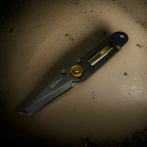 Crkt Polat Gold Titanyum Kamp Çakısı 14cm alithestereo