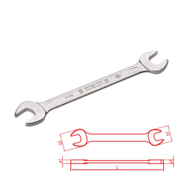İzeltaş 21x23 mm İki Ağız Anahtar Uzun Boy 0130012123 - 2