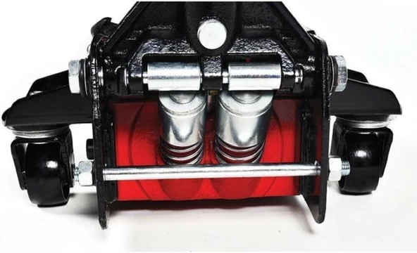 Staxx Power Germany Type 3 Ton Çift Piston  Çelik Şase Düşük Profil Oto Tamirci Krikosu Max 47 cm - 2