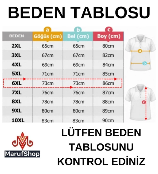 Erkek Büyük Beden 115-171 Kilo Arası İçin Uygun Polo Yaka Tişört Antrasit - 6