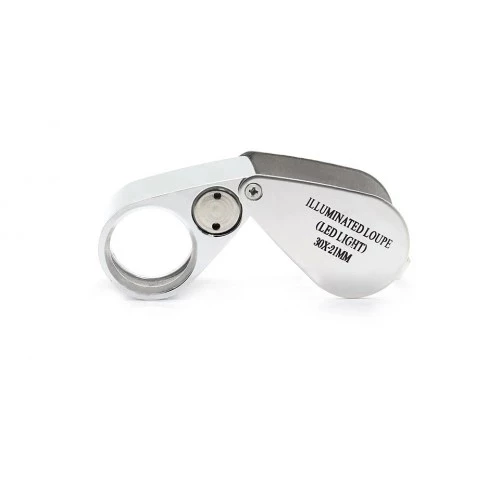 - Kontrol, Için özel Kutulu Metal ışıklı Lup 30x21