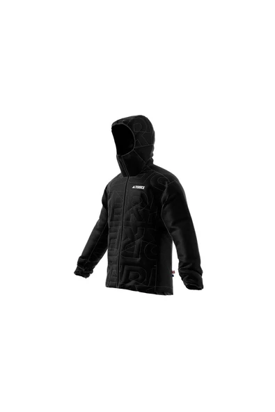 adidas Siyah Erkek Kapüşonlu Mont IB4233-XPR VARIL - 8