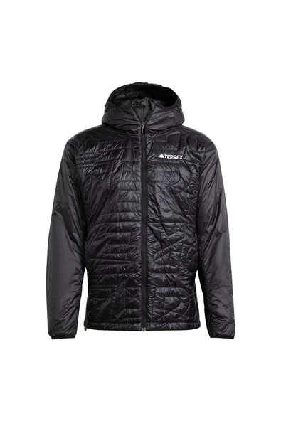 adidas Siyah Erkek Kapüşonlu Mont IB4233-XPR VARIL - 10