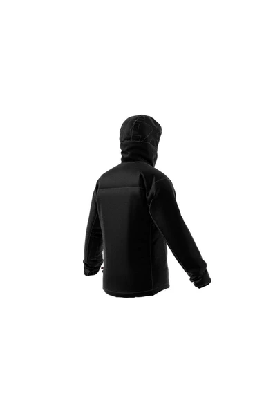 adidas Siyah Erkek Kapüşonlu Mont IB4233-XPR VARIL - 4