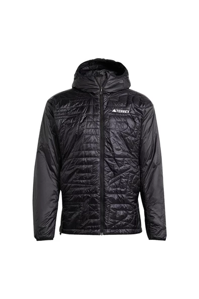 adidas Siyah Erkek Kapüşonlu Mont IB4233-XPR VARIL - 9