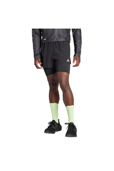 adidas Ultimate 2IN1 Erkek Siyah Antrenman Şortu (IL7186) - 11