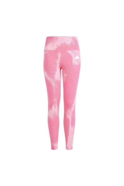 adidas Future Icons Allover Print Cotton 7/8 Tayt - Pembe