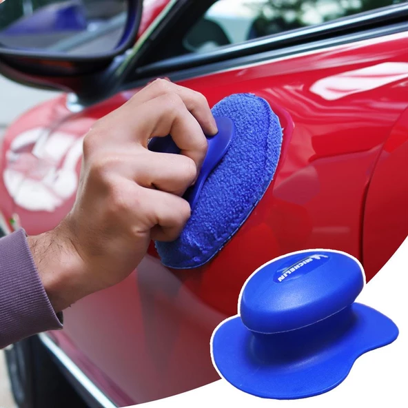 Michelin MC3510 3 Parça 130mm Velkro Cırtlı Mikrofiber Oto Yıkama, Parlatma ve Cila Süngeri - 3