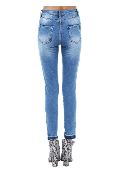 Mavi Denim Paça Detaylı Kadın Pantolon - 3