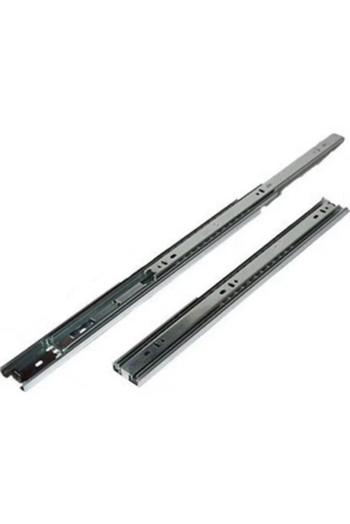 teleskopik ray 43 mm genişliğinde 50 cm uzunluğunda 1 çekmecelik