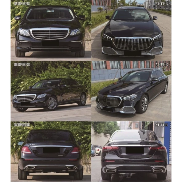 AUTOGP Mercedes w213 dönüşüm body kit seti full facelift 2022 maybach 2016 / 2020 - 2