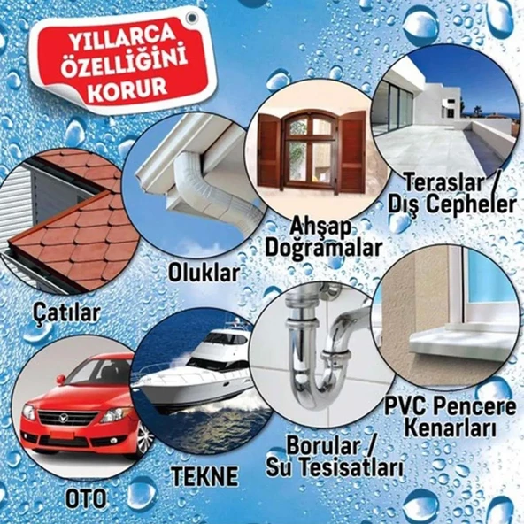 Leak Fix Su Geçirmez Sızdırmaz Sızıntı Önleyici Kauçuk Kaplama Izolasyon Şeffaf Sprey 396 gr - 2