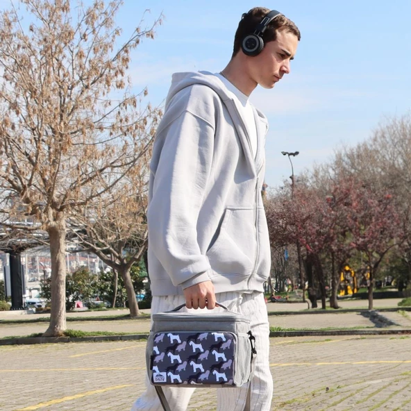 Biggdesign Dogs Isı Yalıtımlı Çanta Gri - 3