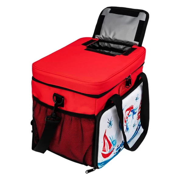 Anemoss Fenerci Kız Isı Yalıtımlı Çanta Kırmızı - 8