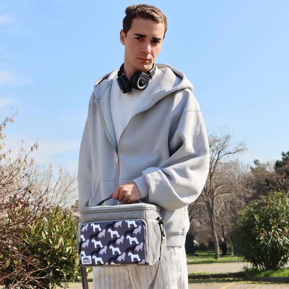 Biggdesign Dogs Isı Yalıtımlı Çanta Gri - 2