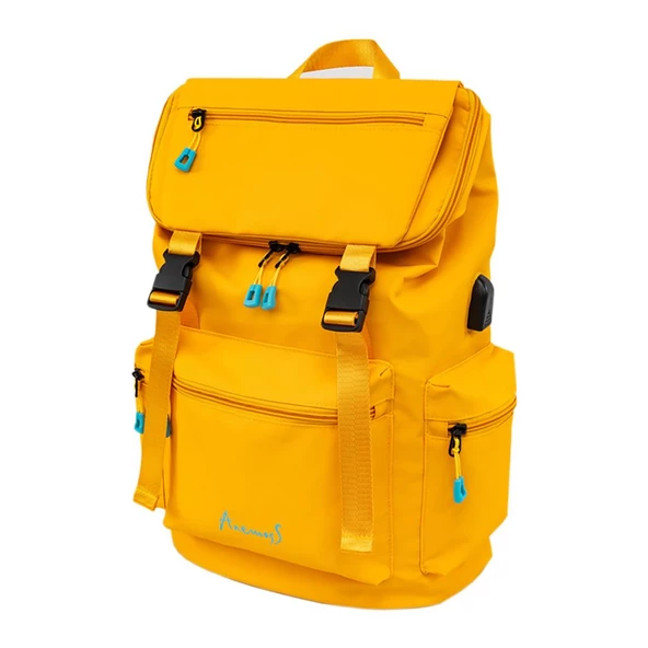 Anemoss Laptop Sırt Çantası Sarı - 2