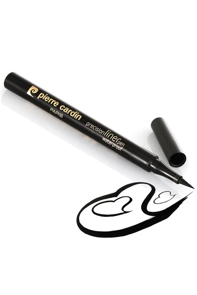 Pierre Cardin Precısıon Lıner Pen Waterproof- Mürekkep Etkili, Su Geçirmez Göz Sürmesi -Eyeliner-Siyah- 785 - 3