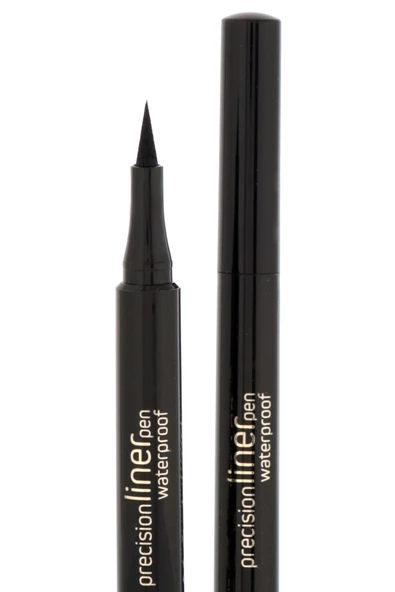 Pierre Cardin Precısıon Lıner Pen Waterproof- Mürekkep Etkili, Su Geçirmez Göz Sürmesi -Eyeliner-Siyah- 785 - 4