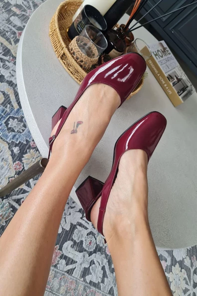 10 049 Topukla Kadın 6 cm Topuklu Loafer Günlük Ayakkabı - 3