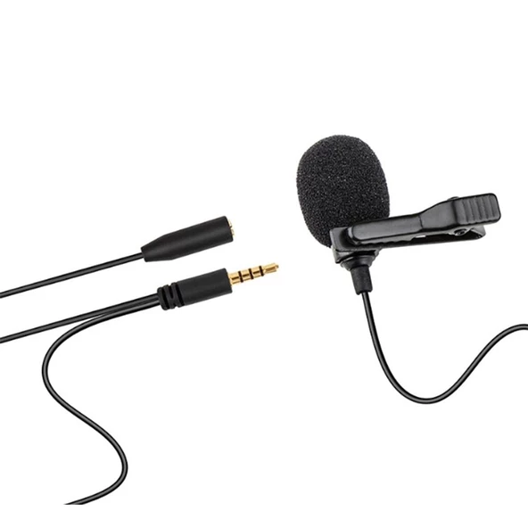 Jwin MIC-100 Metal Mandallı Yaka Mikrofonu - 4