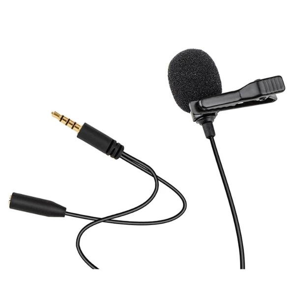 Jwin MIC-100 Metal Mandallı Yaka Mikrofonu - 5