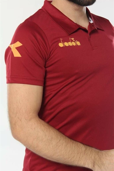 Diadora Nacce Bordo Polo Yakalı T-Shirt - 1TSR06-Bordo - 5