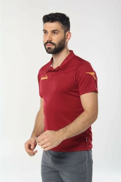 Diadora Nacce Bordo Polo Yakalı T-Shirt - 1TSR06-Bordo - 3