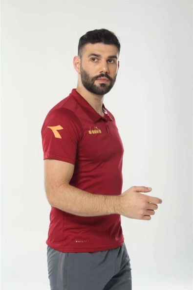 Diadora Nacce Bordo Polo Yakalı T-Shirt - 1TSR06-Bordo - 2