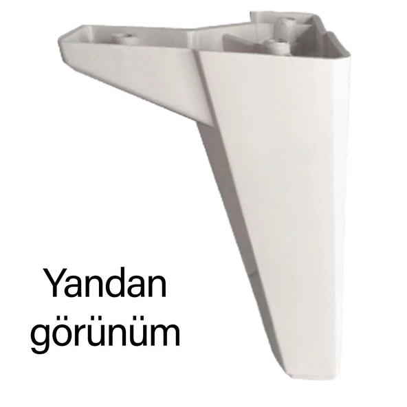 Serdivan 6'Lı Set Mobilya Tv Ünitesi Çekyat Koltuk Kanepe Ayarlı M8 Destek Ayağı 15 Cm Beyaz Baza Ayak - Resim 8