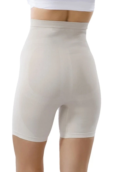 Yüksel Bel Paçalı Korse 11003 - Beyaz - Resim 2