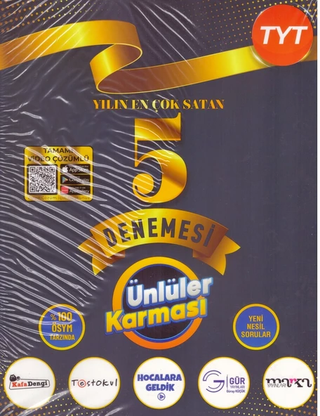 ÜNLÜLER KARMASI TYT 5 DENEME